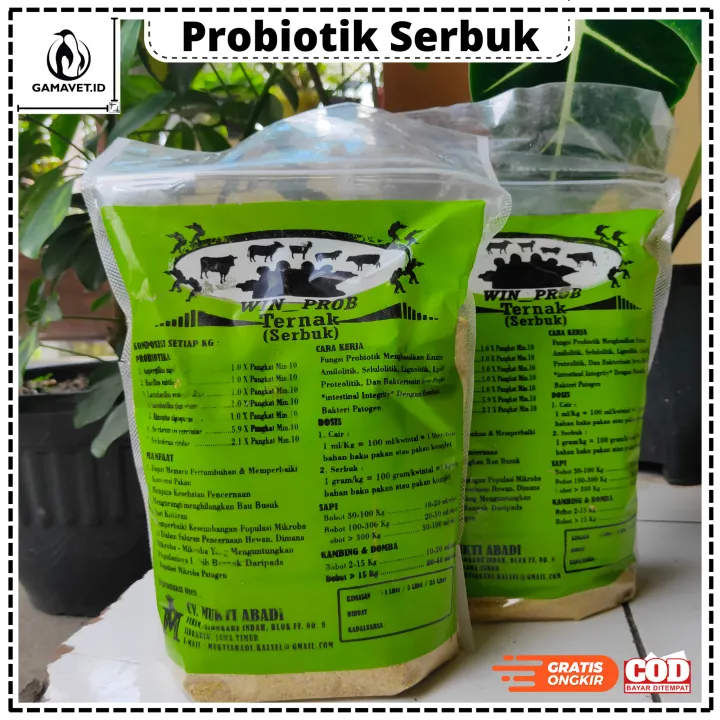 Probiotik Serbuk Lengkap Winprob Ternak Kg Lazada Indonesia