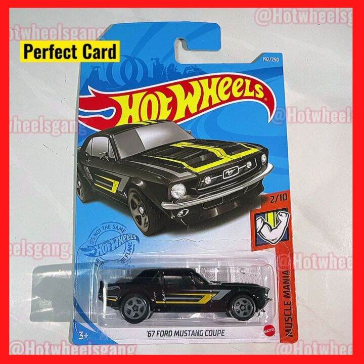 Hot Wheel Ford Mustang Coupe 1967 Muscles Car Classic American Model