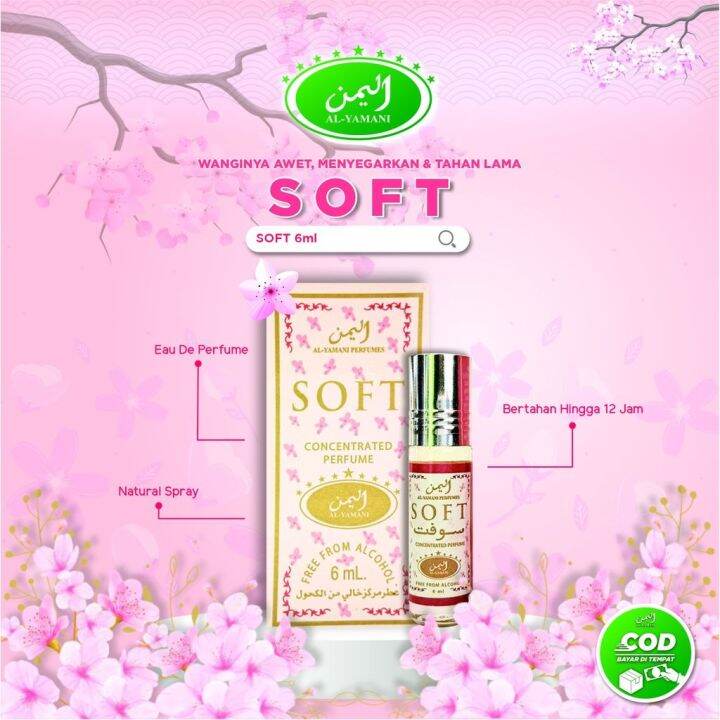 Soft Al Yamani Perfumes Ukuran Ml Kemasan Roll On Minyak Wangi