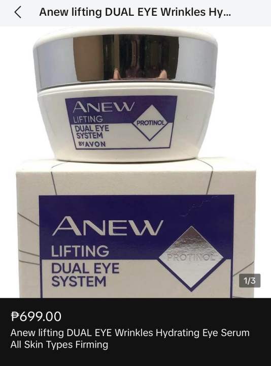 Avon ANEW Dual Lifting Eye System Lazada PH