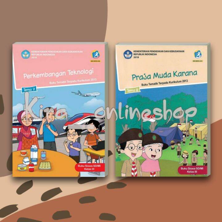 Paket Buku Siswa Tematik Terpadu Tema Dan Kelas Sd Mi Semester