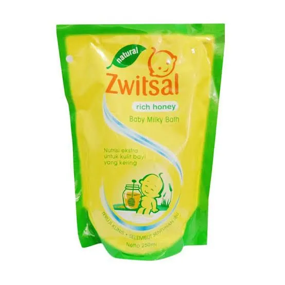 Zwitsal Baby Milky Bath Rich Honey Refill Pouch Ml Sabun Mandi