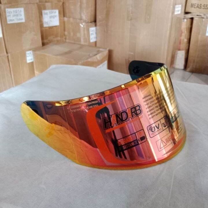 Kaca Flat Helm Visor Iridium Pnp Nhk Gp Nhk Rx Gm Race Pro Iridium