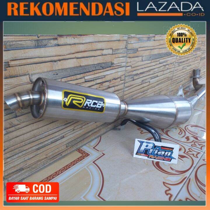 Knalpot Fiz R F1zr Force 1 Standar Racing Rcb Stainless Lazada Indonesia