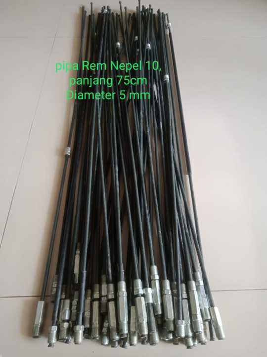 Pipa Selang Rem Besi Nepel Panjang Cm Diameter Mm Harga Pcs