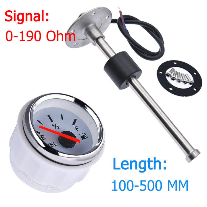 Mm Stainless Steel Marine Fuel Level Gauge Sensor Fit Ohm