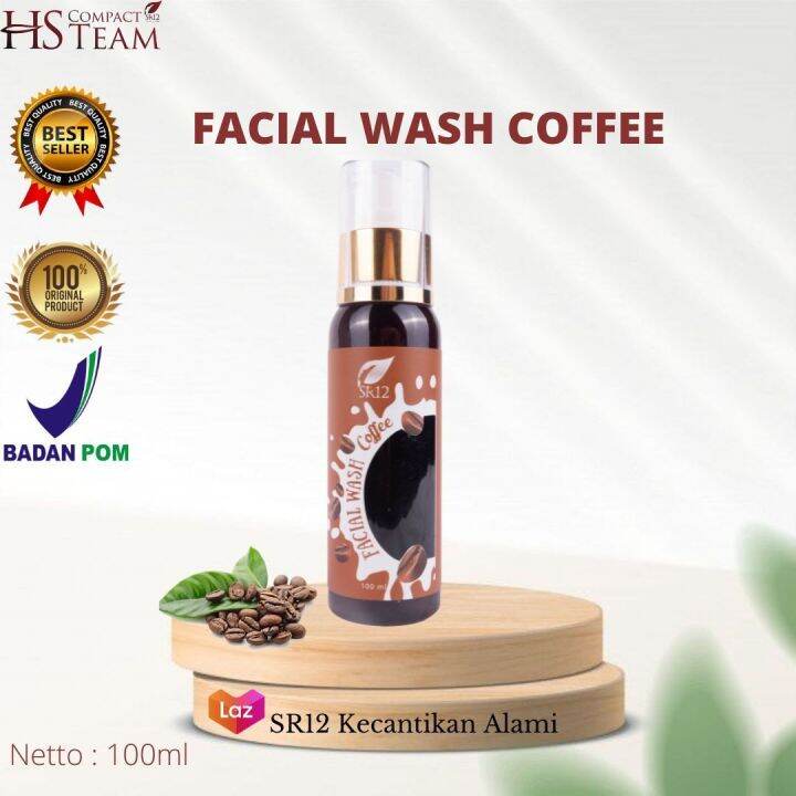 SABUN KOPI PENGHILANG FLEK BANDEL FACIAL WASH COFFEE SR12 100M COCOK