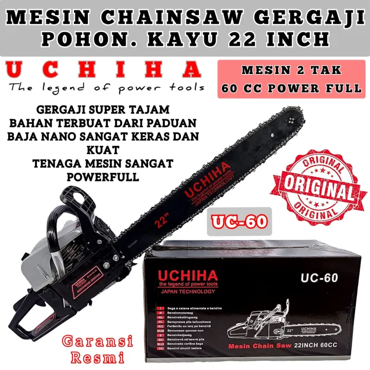 CHAINSAW CHAIN SAW SENSO 22INC MESIN GERGAJI KAYU POHON RANTING MERK