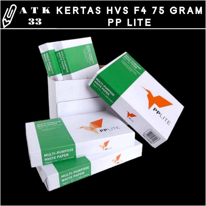 Kertas HVS F4 75 Gram PP Lite Per 100 Lembar ECER Lazada Indonesia