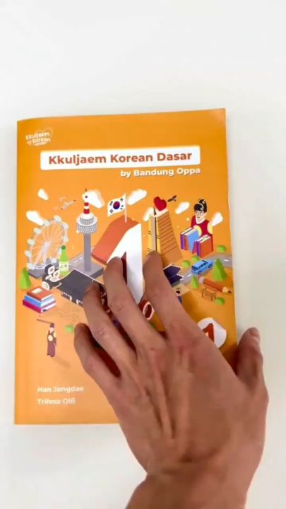 Buku Kkuljaem Korean Dasar Buku Belajar Bahasa Korea Pemula Buku