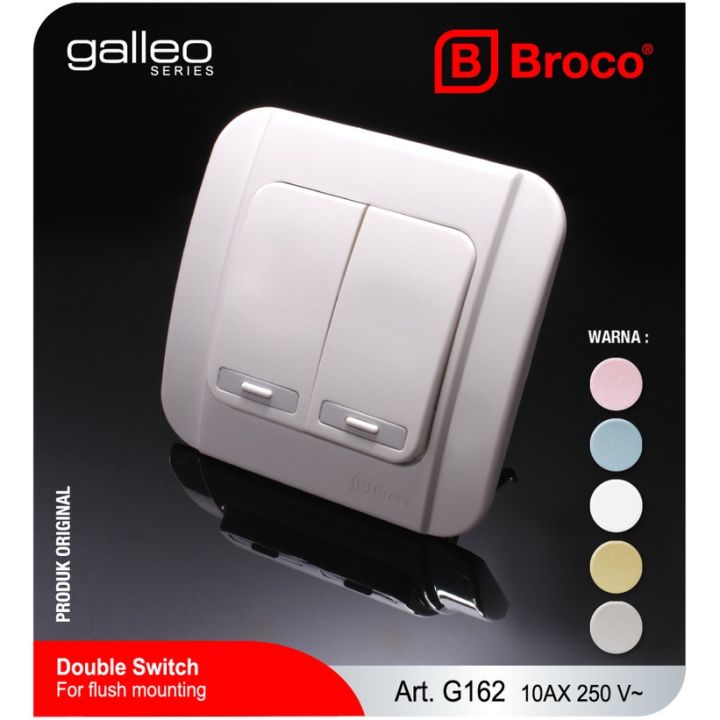 Broco Saklar Seri Galleo G162 555 Lazada Indonesia