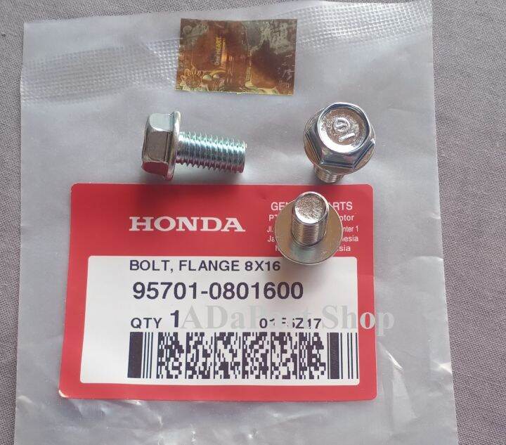 Baut 8x16 Kunci 12 Panjang 16mm Motor Honda Ori AHM Harga Satuan