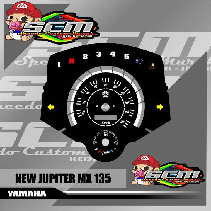 Panel Speedometer Custom New Jupiter Mx Papan Speedometer Mx New