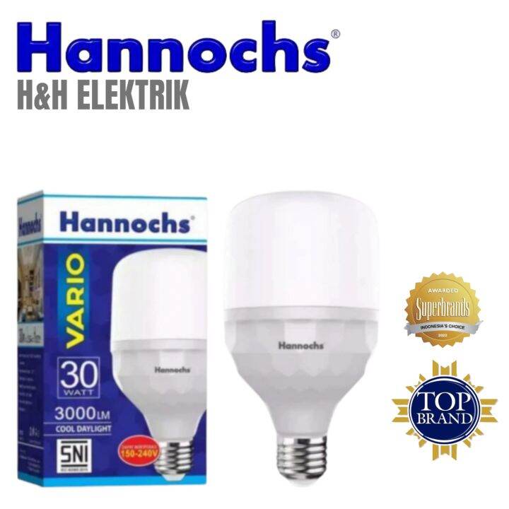 LAMPU LED HANNOCHS VARIO 30W 30 WATT CAHAYA PUTIH GARANSI Lazada