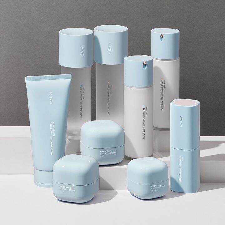 Laneige Water Bank Blue Hyaluronic Line Serum Essence Toner Emulsion