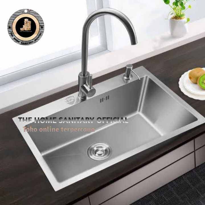 Bak Cuci Piring Wastafel Kitchen Sink Stainless 6045 STANLESS