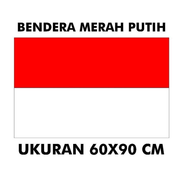 Bendera Merah Putih Indonesia Satin Peles Lazada Indonesia