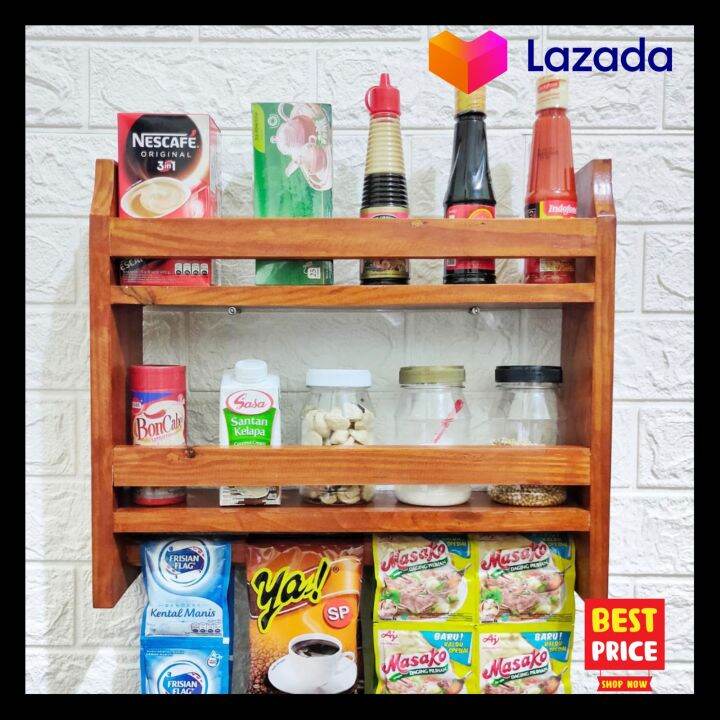 Rak Dapur Tempel Dinding Lazada Indonesia