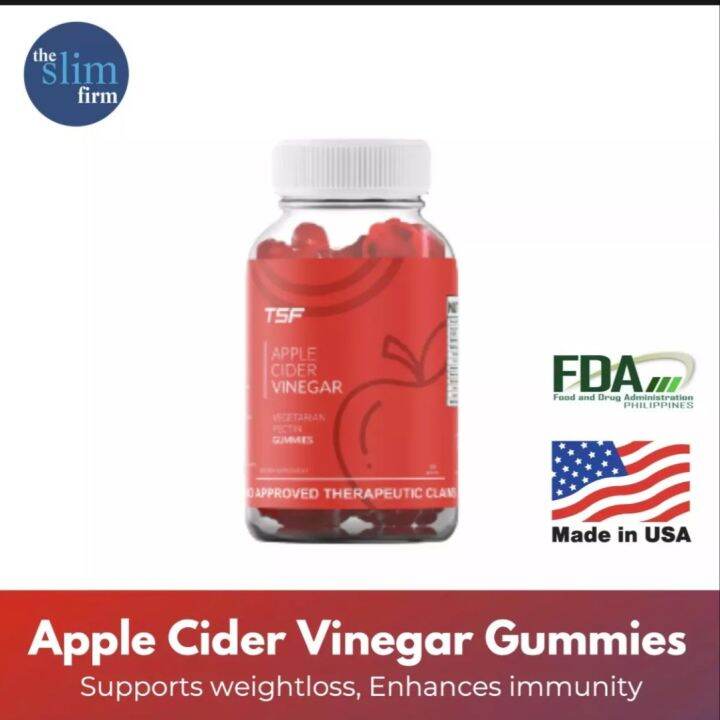 The Slim Firm Apple Cider Vinegar Gummies Mg Gummies Lazada Ph