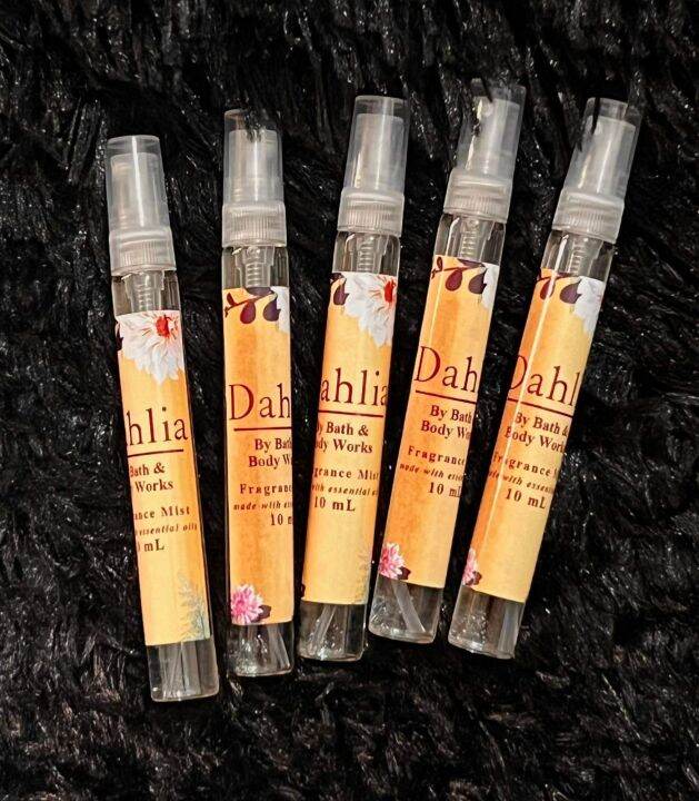 Ml Glass Spray Bottle Bbw Dahlia Fragrance Mist Lazada Ph