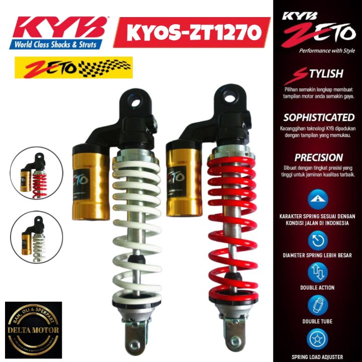 Shock Shockbreaker Belakang Kyb Kayaba Zeto Z Series Subtank Tabung