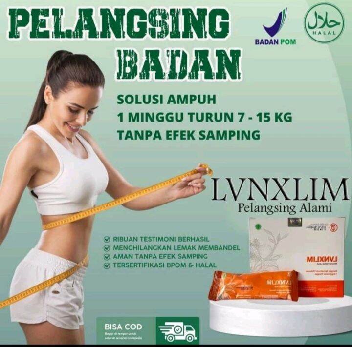 Lvn Xslim Menurunkan Berat Badan Mencegah Obesitas Mengontrol Tekanan