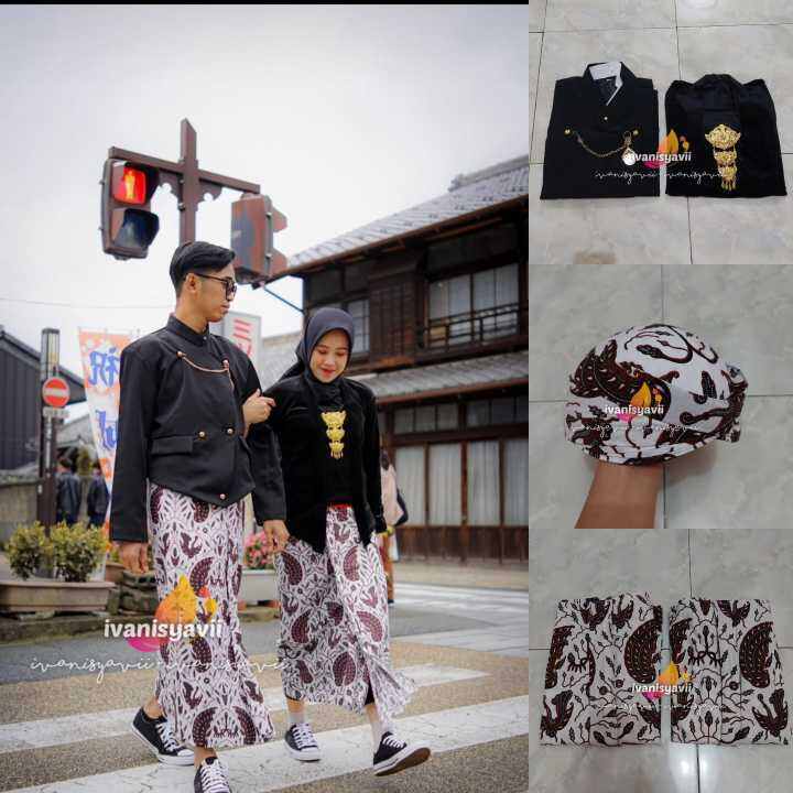 1 Set Baju Couple Adat Jawa Baju Prewedding Solo SAC 02 Lazada