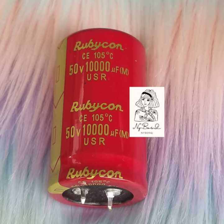 ELCO 10000UF 50V RUBYCON MERAH RED ELKO RUBICON Lazada Indonesia