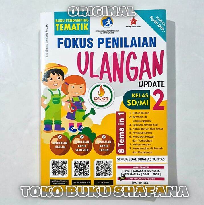 Buku Soal Fokus Penilaian Ulangan Kelas 2 SD Update Pendamping