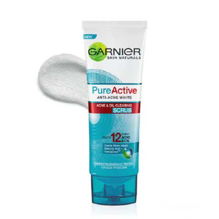 Garnier Pure Active Anti Acne White Scrub Ml Lazada Ph