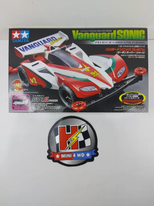 Tamiya Mini Wd Vanguard Sonic Premium Carbon Super Ii Chassis