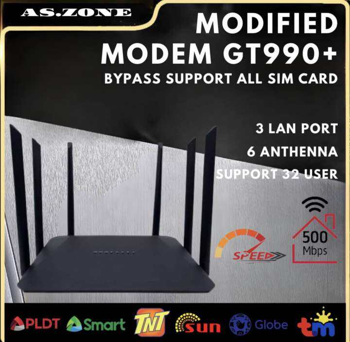 5 Years Warranty GT990 Modified Unlimited Hotspot 4G 5G LTE Modem Sim