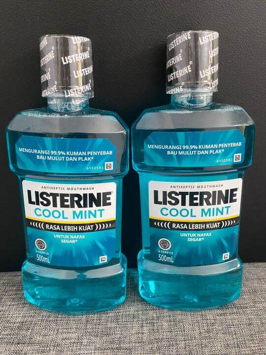 Listerine Cool Mint Antiseptic Mouthwash Obat Kumur Antiseptik Ml