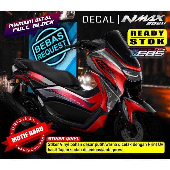 Decal Stiker Yamaha Nmax New Striping Lis Full Body Motor Lazada