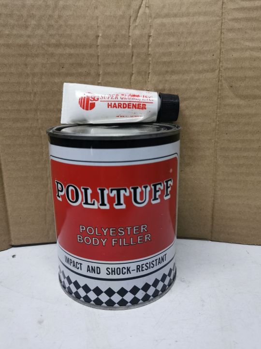 Polituff Polyester Body Filler With Hardener Liter Lazada Ph