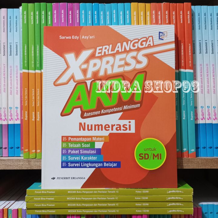 Buku Xpress AKM Numerasi Untuk SD Mi Erlangga Lazada Indonesia