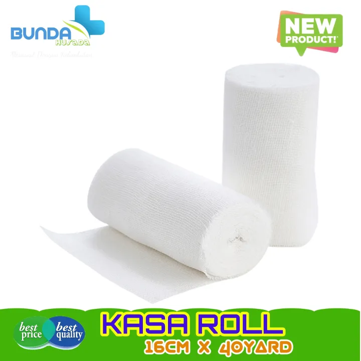 Kasa Gulung Roll Besar Kain Perban Luka Medis Patah Tulang Engkel Toko