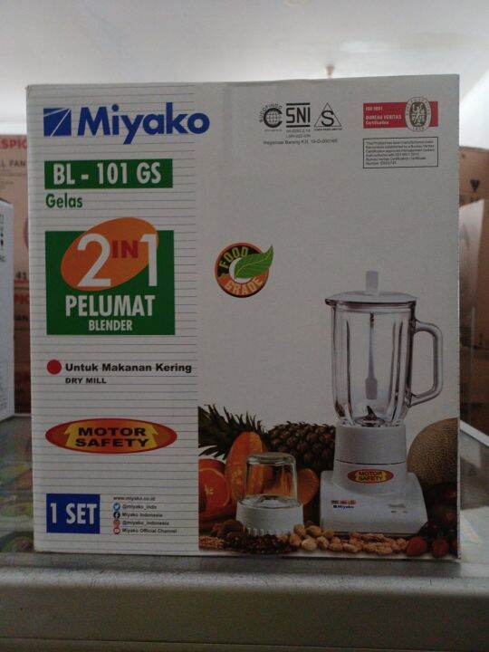 Miyako Blender 2 1 Gelas Kaca BL 101 GS Lazada Indonesia