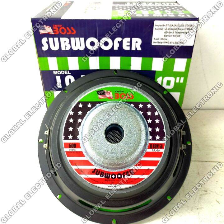 Subwoofer American Boss Inch Abs Bsw American Boss Lazada