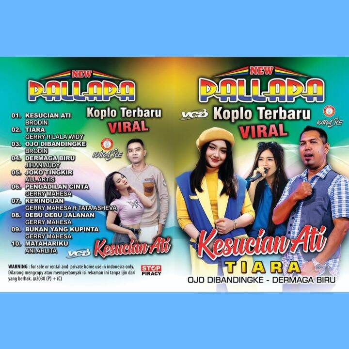 Kaset Vcd Video Terbaru Musik Lagu Dangdut New Pallapa Kesucian Ati