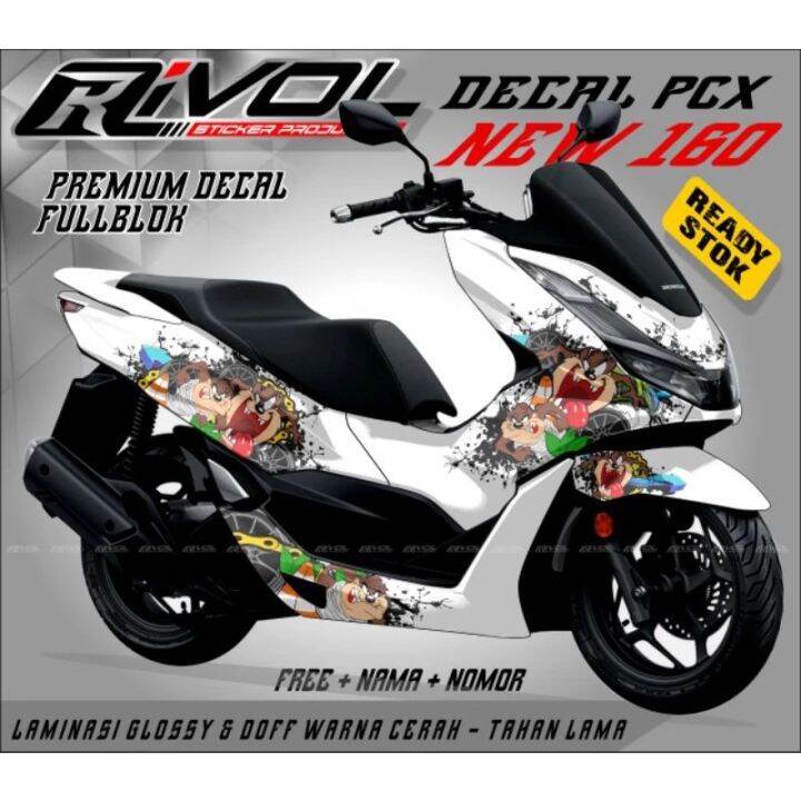 Stiker Decal Variasi Motor Honda PCX 160 Full Body Lazada Indonesia