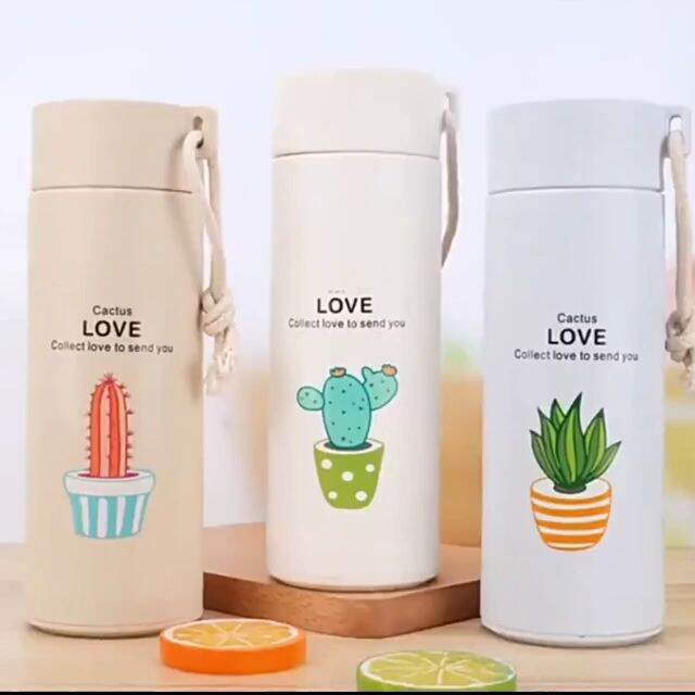 Botol Minum Kaca Unik Motif Kaktus Kaktus Model Botol Minum Lazada