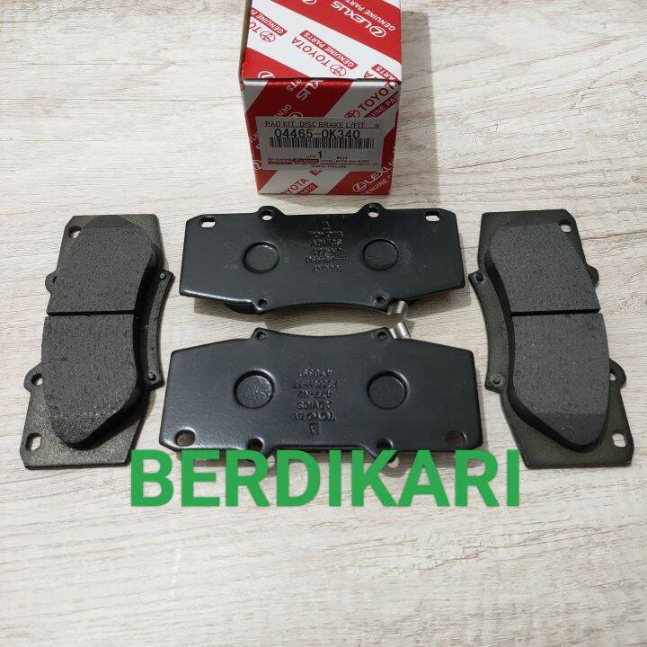 BRAKE PAD KAMPAS REM DEPAN TOYOTA HILUX 2 5 FORTUNER VNT THAILAND 04465