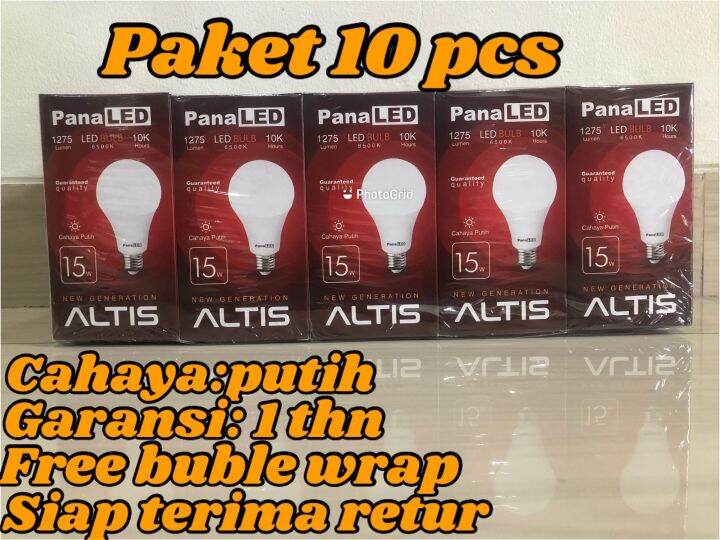 BOHLAM LED PANALED ALTIS 15 W PAKET 10 PCS Lazada Indonesia