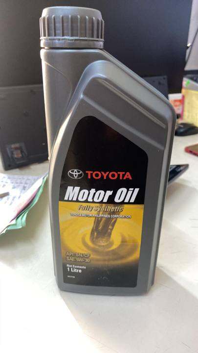 Toyota Genuine Motor Oil W L Fully Synthetic Lazada Ph