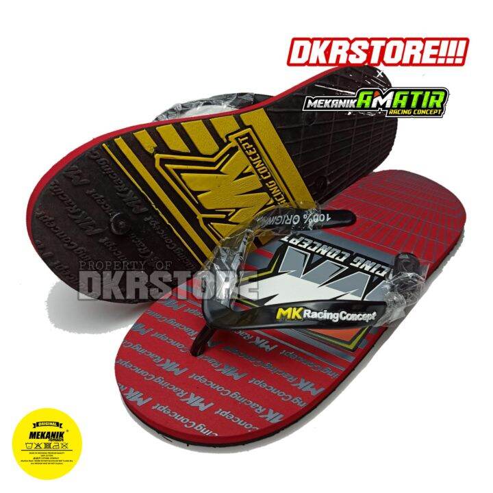 SANDAL RACING DISTRO MK MEKANIK AMATIR FREE STICKER Lazada Indonesia