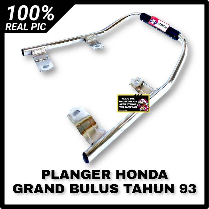 BEGEL BEHEL BELAKANG HONDA GRAND BULUS PNP TAHUN 93 CROM REPRO MEREK