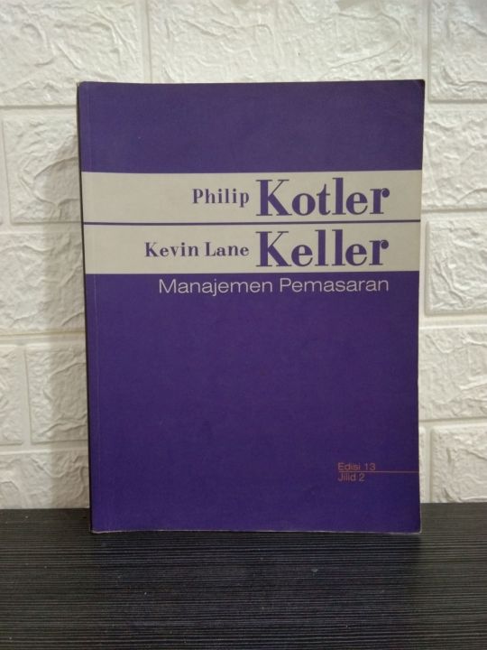 Buku Manajemen Pemasaran Philip Kotler Original Lazada Indonesia