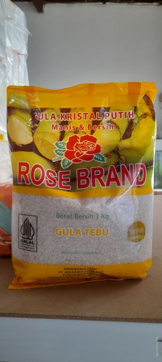 Rose Brand Gula Kristal Putih Gula Pasir Berat Bersih Kg Manis