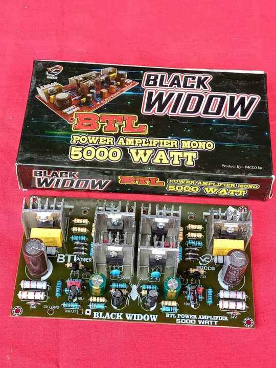 KIT DRIVER BLACK WIDOW 5000 WATT MONO VACCO Lazada Indonesia